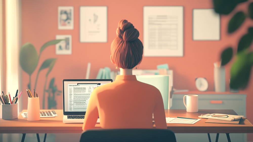 ghanee.step_back_of_head_some_at_a_desk_with_a_laptop_surrounde_30f13718-c242-4a6e-b6a5-8c1f86fa6e62.png