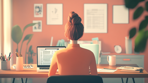 ghanee.step_back_of_head_some_at_a_desk_with_a_laptop_surrounde_30f13718-c242-4a6e-b6a5-8c1f86fa6e62.png
